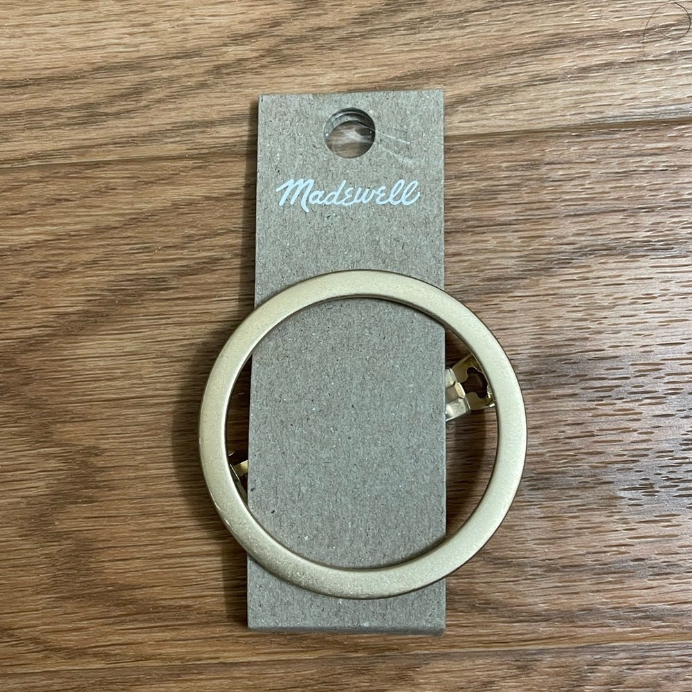 Madewell Gold Hair Clip NWT